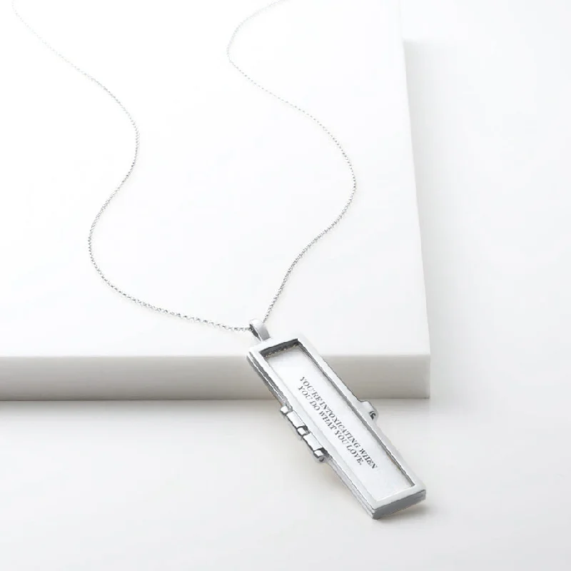Shop Classic Women's Necklaces & Pendants with a Modern Twist-Classic Fortune Locket - Silver Shop Classic Women's Necklaces & Pendants with a Modern Twist-Classic Fortune Locket - Silver