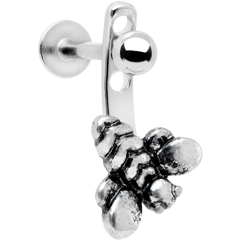 Women's Earrings – Elegant Designs for Every Personality--Bumble Bee Dangle Cartilage Tragus Helix Piercing
