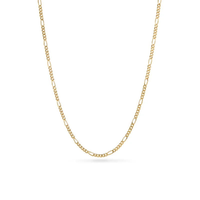 Shop Classic Women's Necklaces & Pendants with a Modern Twist-Small Figaro Chain Necklace (Gold) Shop Classic Women's Necklaces & Pendants with a Modern Twist-Small Figaro Chain Necklace (Gold)