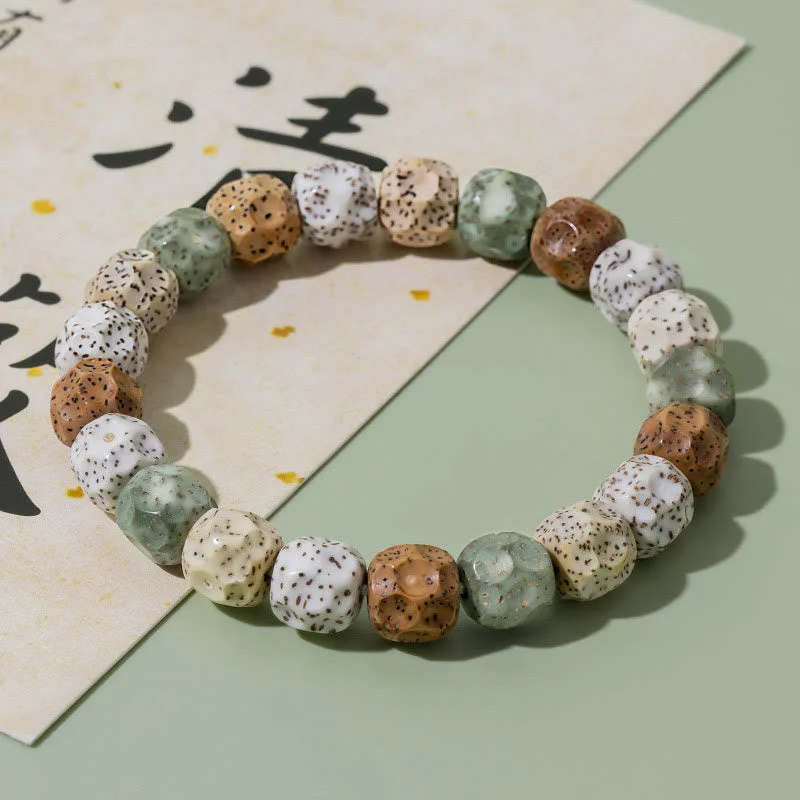 Simple Bracelets for Men-Buddha Stones Natural Colorful Bodhi Seed Auspiciousness Wealth Bracelet Simple Bracelets for Men-Buddha Stones Natural Colorful Bodhi Seed Auspiciousness Wealth Bracelet