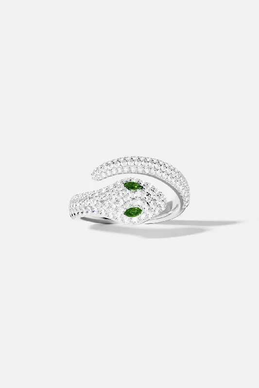 Chic Women's Rings for Fashion-Forward Looks-Kaa Wrap Ring