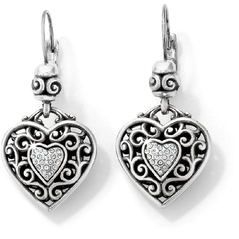 Women's Earrings – Elegant Designs for Every Personality--Reno Heart Leverback Earrings