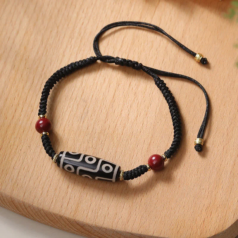 Stylish Men's Bracelets with Colorful Stones-Buddha Stones Handcrafted Tibetan Nine-eye Dzi Bead Protection Bracelet Stylish Men's Bracelets with Colorful Stones-Buddha Stones Handcrafted Tibetan Nine-eye Dzi Bead Protection Bracelet