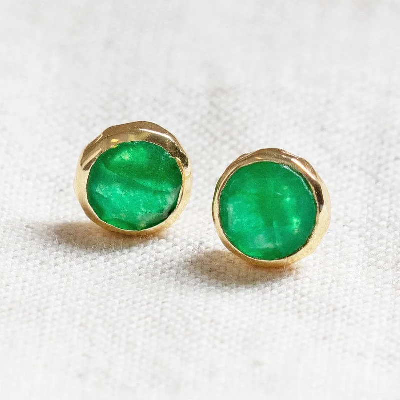 Women's Earrings – Elegant Designs for Every Personality--Emerald Silver or Gold Stud Earrings Women's Earrings – Elegant Designs for Every Personality--Emerald Silver or Gold Stud Earrings
