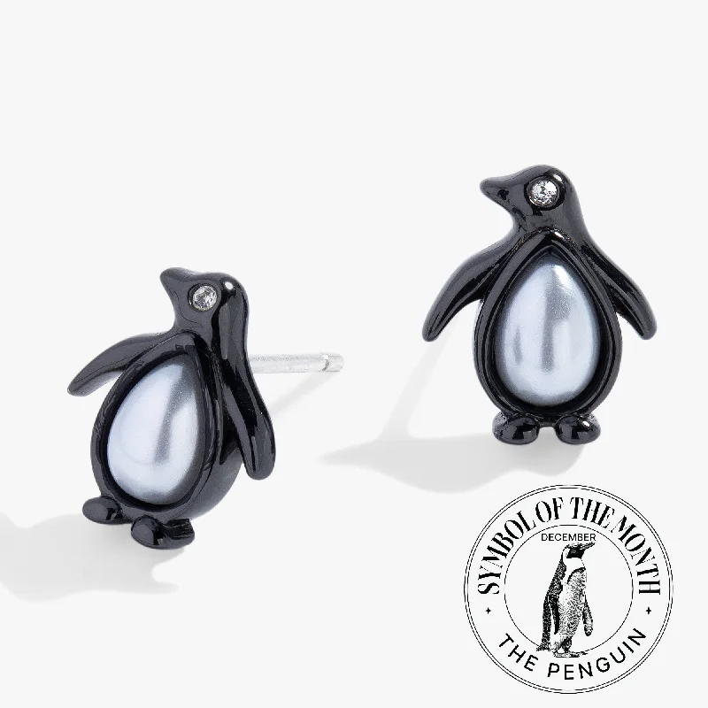 Women's Earrings – Elegant Designs for Every Personality--Penguin Stud Earrings