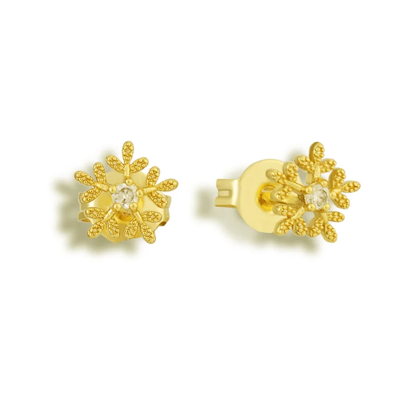 Women's Earrings – Elegant Designs for Every Personality--Snowflake Studs