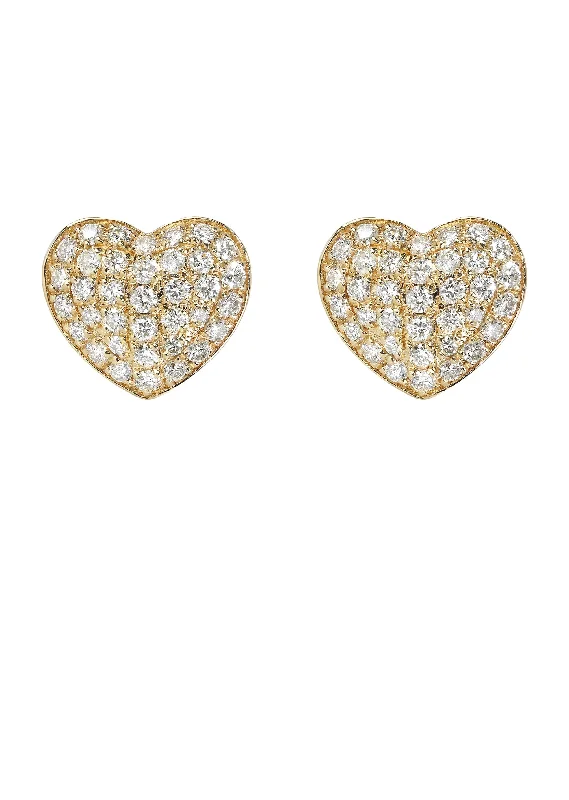 Shop Durable Men's Earrings for Everyday Wear-Mens Stud Diamond Earrings | 0.76 Carats 14K Yellow Gold Shop Durable Men's Earrings for Everyday Wear-Mens Stud Diamond Earrings | 0.76 Carats 14K Yellow Gold
