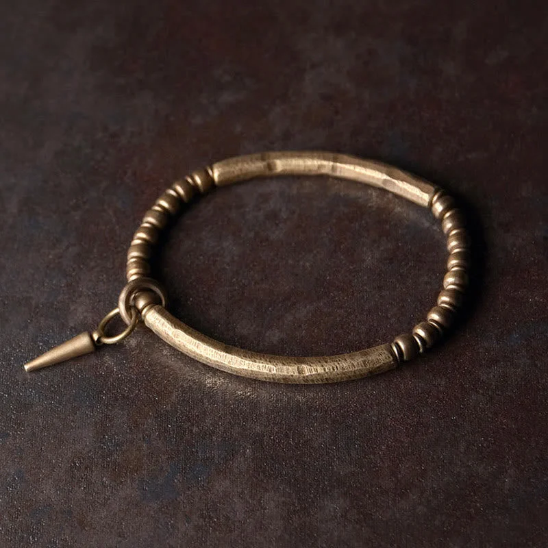 Gold-Plated Bangles for Women-Buddha Stones Copper Brass Balance Wealth Simple Bracelet Gold-Plated Bangles for Women-Buddha Stones Copper Brass Balance Wealth Simple Bracelet
