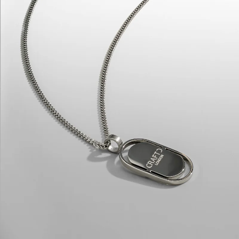 Exclusive Men's Necklaces & Pendants for the Modern Gentleman-CRAFTD Signature Pendant (Silver) Exclusive Men's Necklaces & Pendants for the Modern Gentleman-CRAFTD Signature Pendant (Silver)
