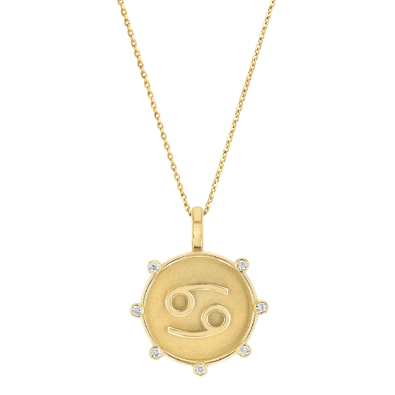 Shop Classic Women's  Necklaces & Pendants with a Modern Twist-Zodiac Medallion Necklace