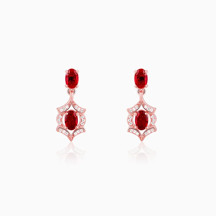 Women's Earrings – Elegant Designs for Every Personality--Rose Gold Pretty Woman Earrings