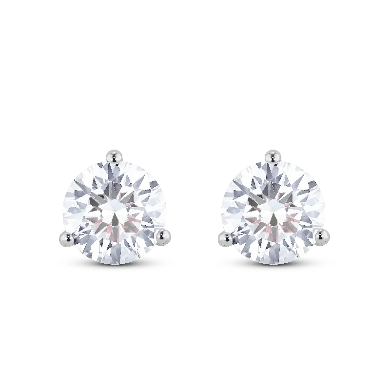 Women's Earrings – Elegant Designs for Every Personality--The Round Brilliant Solitaire Studs