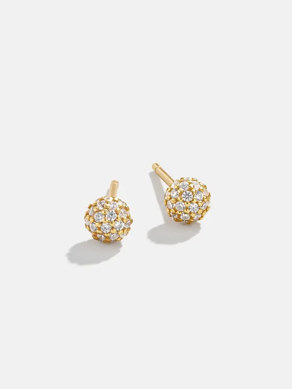 Women's Earrings – Elegant Designs for Every Personality--Dorothea 18K Gold Earrings - Gold/Pavé