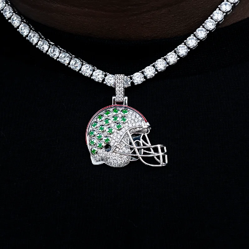 Exclusive Men's Necklaces & Pendants for the Modern Gentleman-Ohio State Buckeyes Official NCAA Football Helmet Pendant Exclusive Men's Necklaces & Pendants for the Modern Gentleman-Ohio State Buckeyes Official NCAA Football Helmet Pendant
