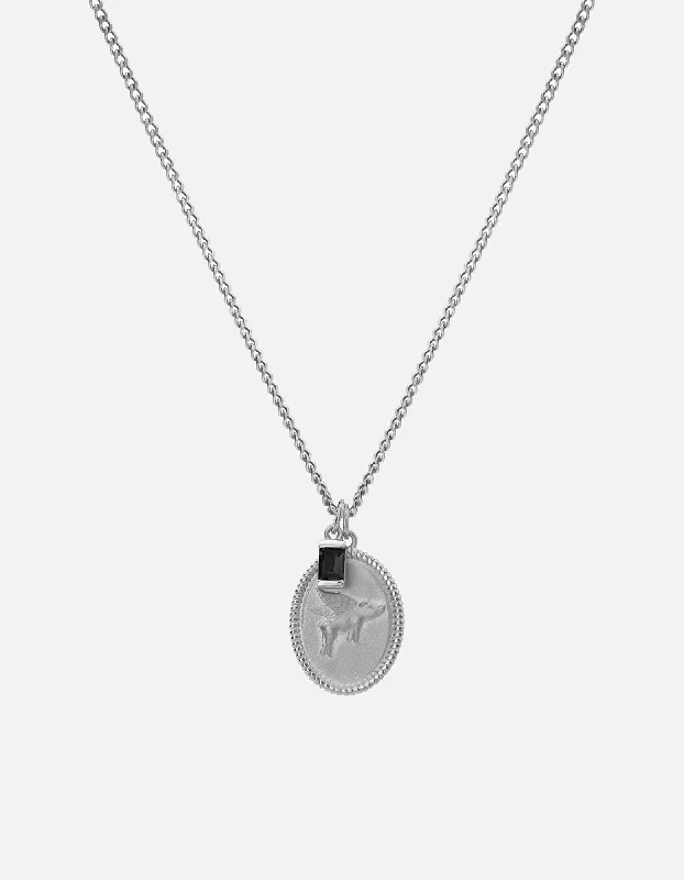 Exclusive Men's Necklaces & Pendants for the Modern Gentleman-When Pigs Fly Spinels Necklace, Sterling Silver Exclusive Men's Necklaces & Pendants for the Modern Gentleman-When Pigs Fly Spinels Necklace, Sterling Silver