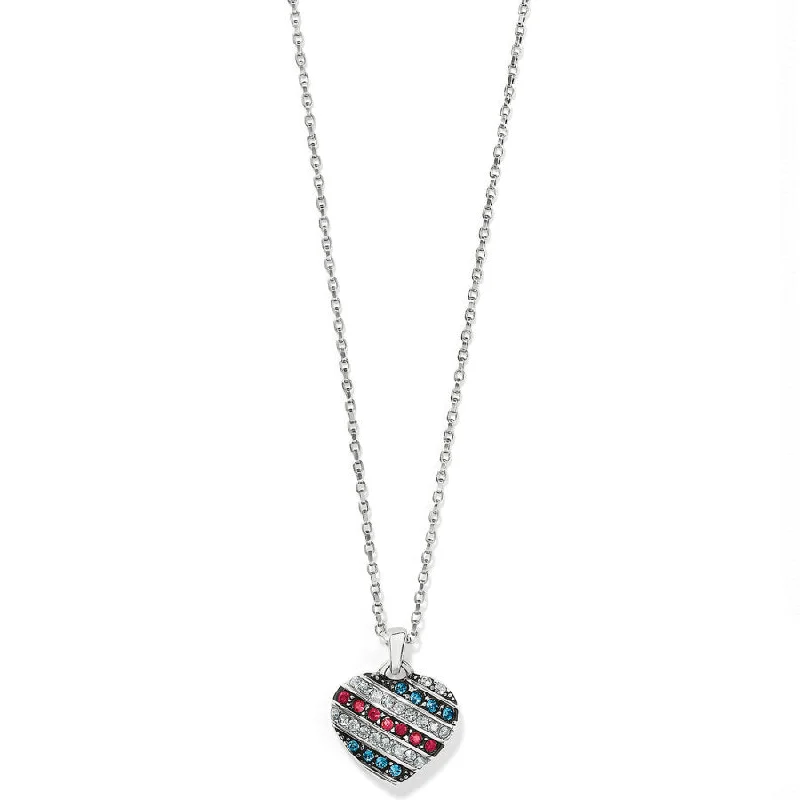Shop Classic Women's Necklaces & Pendants with a Modern Twist-Americana Heart Necklace Shop Classic Women's Necklaces & Pendants with a Modern Twist-Americana Heart Necklace
