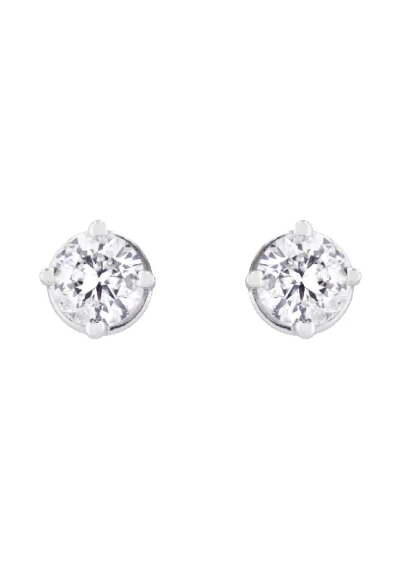 Shop Durable Men's Earrings for Everyday Wear-Round Diamond Stud Earrings | 0.65 Carats Shop Durable Men's Earrings for Everyday Wear-Round Diamond Stud Earrings | 0.65 Carats