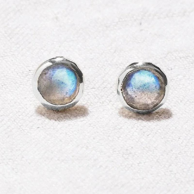 Women's Earrings – Elegant Designs for Every Personality--Labradorite Silver or Gold Stud Earrings Women's Earrings – Elegant Designs for Every Personality--Labradorite Silver or Gold Stud Earrings