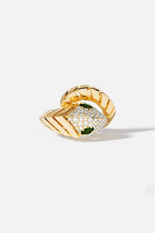 Chic Women's Rings for Fashion-Forward Looks-Kaa Ring