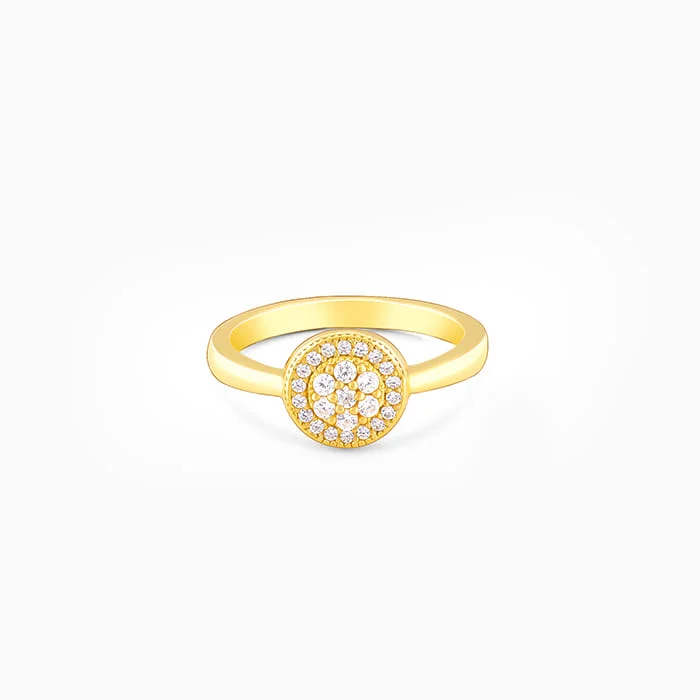 Chic Women's Rings for Fashion-Forward Looks-Golden Delice Ring