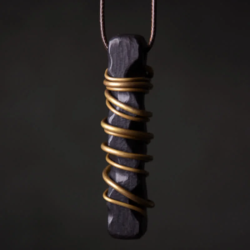Shop Classic Women's Necklaces & Pendants with a Modern Twist-Buddha Stones Tibet Ebony Wood Copper Balance Peace Necklace Pendant Shop Classic Women's Necklaces & Pendants with a Modern Twist-Buddha Stones Tibet Ebony Wood Copper Balance Peace Necklace Pendant