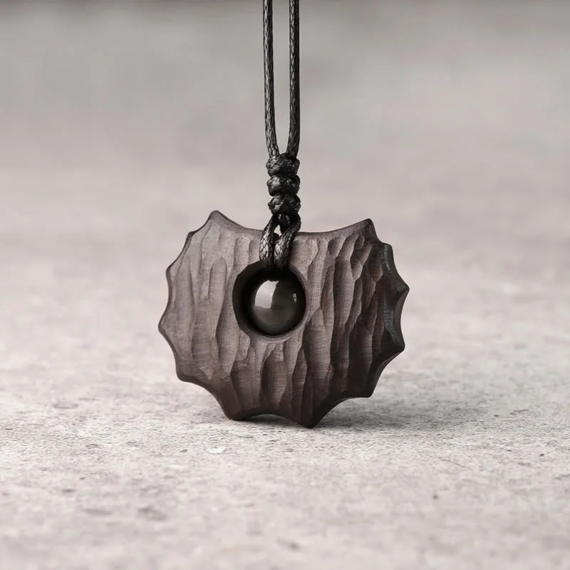 Shop Classic Women's Necklaces & Pendants with a Modern Twist-Buddha Stones Ebony Wood Obsidian Irregular Shape Peace Calm Necklace Pendant Shop Classic Women's Necklaces & Pendants with a Modern Twist-Buddha Stones Ebony Wood Obsidian Irregular Shape Peace Calm Necklace Pendant