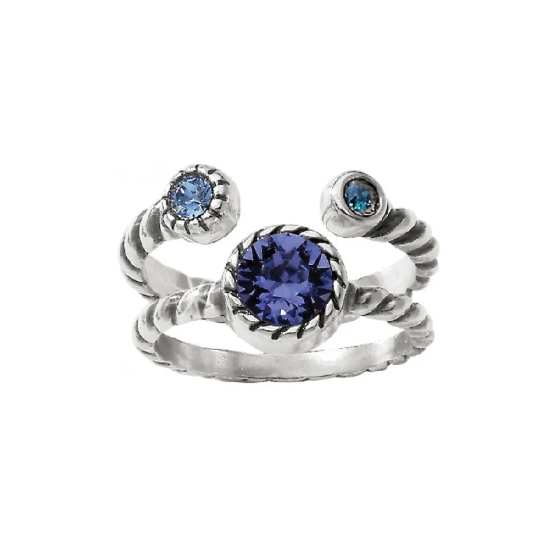 Chic Women's Rings for Fashion-Forward Looks-Halo Duo Ring
