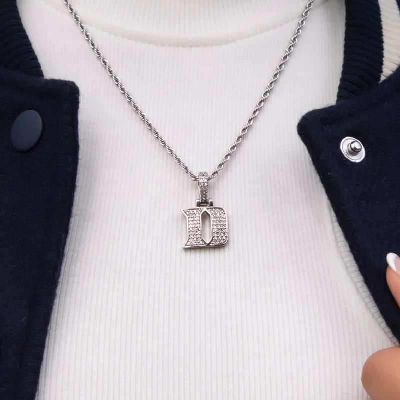 Shop Classic Women's Necklaces & Pendants with a Modern Twist-Duke Blue Devils Iron D Official NCAA Micro Pendant Shop Classic Women's Necklaces & Pendants with a Modern Twist-Duke Blue Devils Iron D Official NCAA Micro Pendant