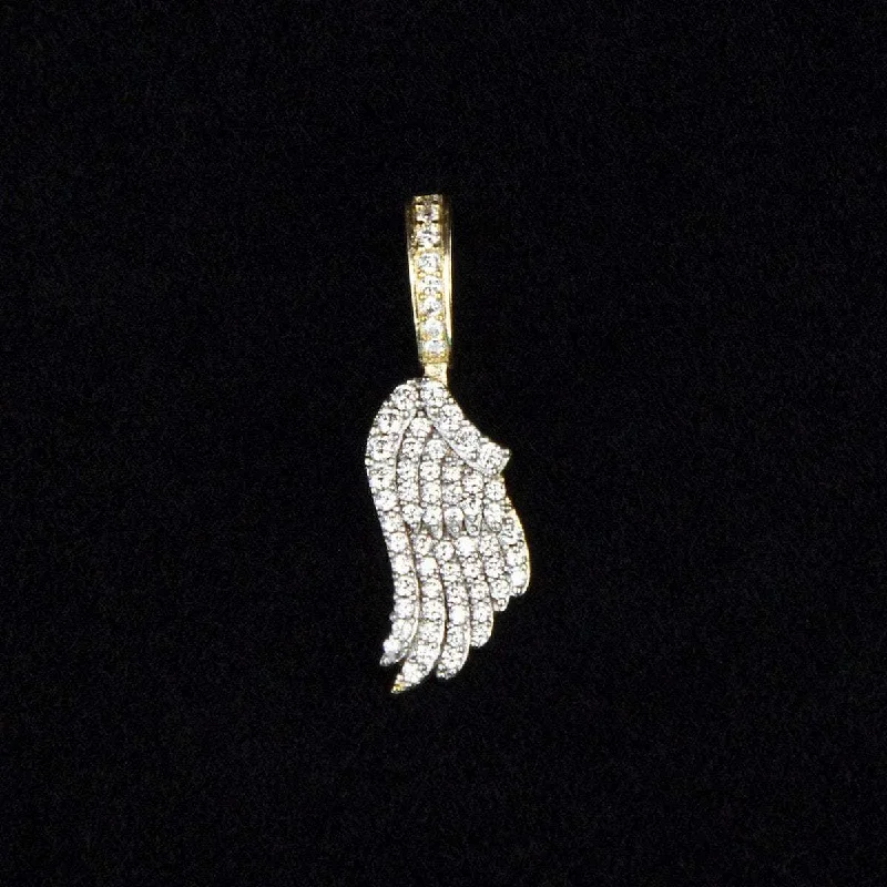 Exclusive Men's Necklaces & Pendants for the Modern Gentleman-Micro Angel Wing Pendant Exclusive Men's Necklaces & Pendants for the Modern Gentleman-Micro Angel Wing Pendant