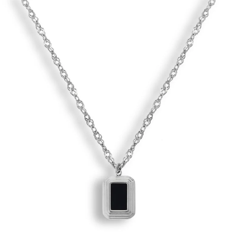 Silver STAINLESS STEEL WATERPROOF