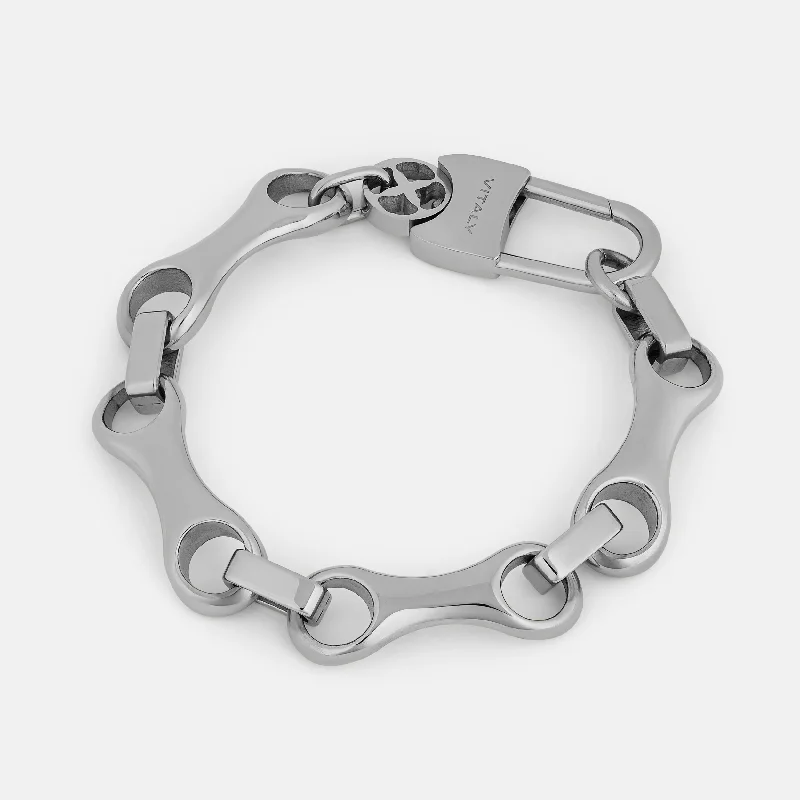 Beaded Bracelets with Silver Details for Men-Demand