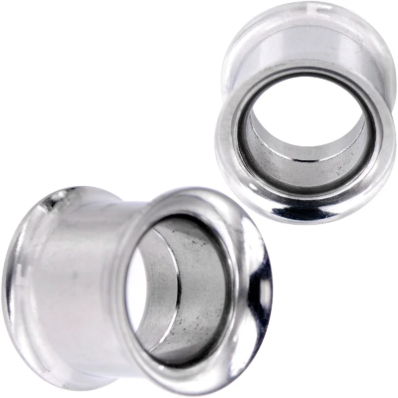 Women's Earrings – Elegant Designs for Every Personality--00 Gauge Steel Screw Fit Tunnel Plug Set
