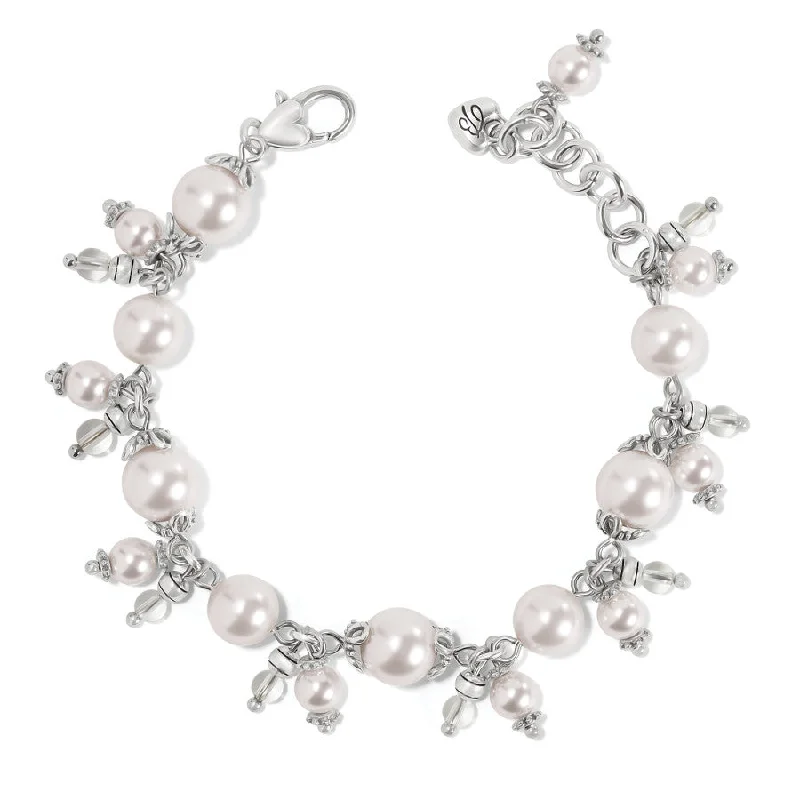 18k Gold Bangles for Women-Pearl-icious Bracelet