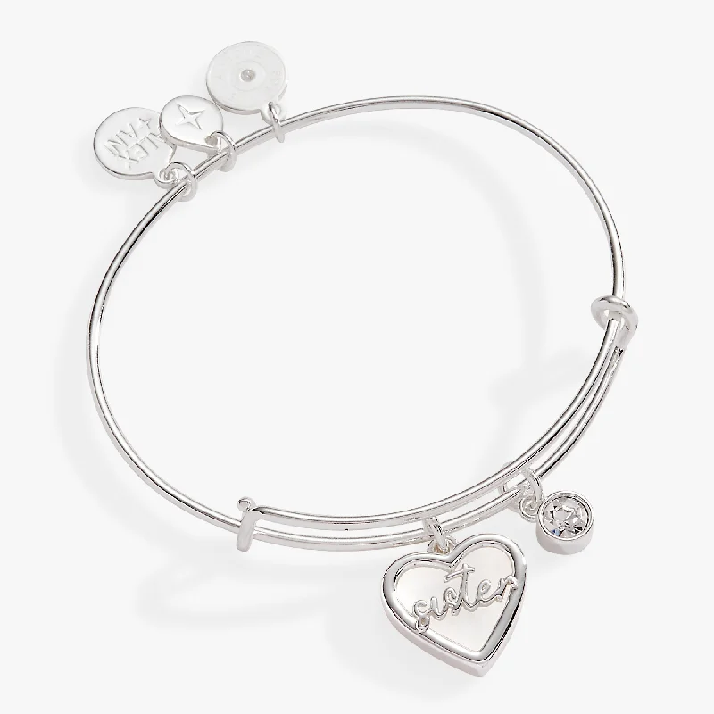 Simple Bangles for Women-Sister Mother of Pearl Bangle