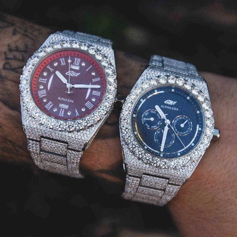 Men's Watches for Special Occasions-42MM Iced Alpha Era®