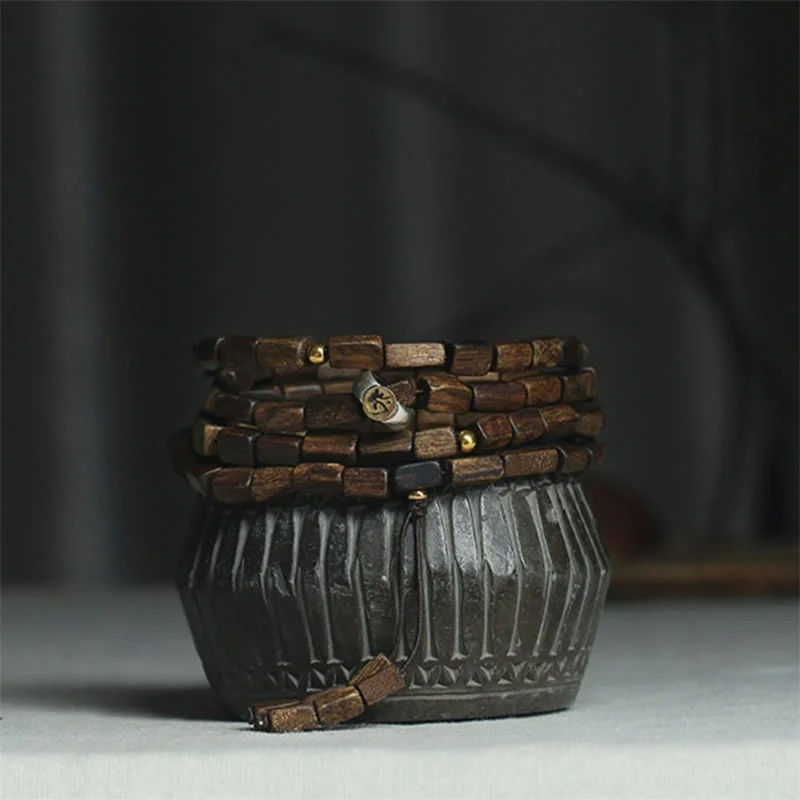 Vintage Style Bracelets for Men-Tarakan Rare Agarwood 925 Sterling Silver Chinese Zodiac 999 Pure Gold Beads Ward Off Evil Spirits Bracelet Vintage Style Bracelets for Men-Tarakan Rare Agarwood 925 Sterling Silver Chinese Zodiac 999 Pure Gold Beads Ward Off Evil Spirits Bracelet