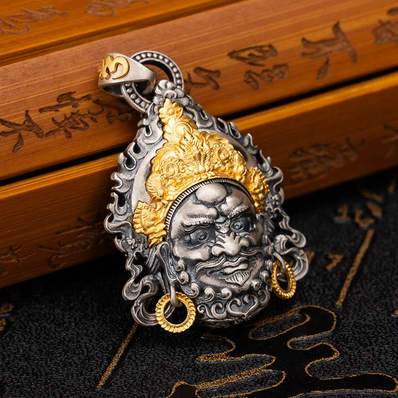 Shop Classic Women's Necklaces & Pendants with a Modern Twist-Buddha Stones 925 Sterling Silver Tibetan Yellow Jambhala God of Wealth Protection Necklace Pendant Shop Classic Women's Necklaces & Pendants with a Modern Twist-Buddha Stones 925 Sterling Silver Tibetan Yellow Jambhala God of Wealth Protection Necklace Pendant