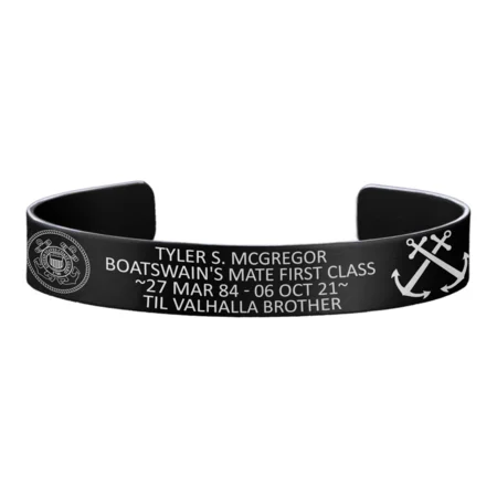 Stylish Wristbands for Men with Custom Engraving-BM1 Tyler Mcgregor Memorial Bracelet – Hosted by the Ortiz Family Stylish Wristbands for Men with Custom Engraving-BM1 Tyler Mcgregor Memorial Bracelet – Hosted by the Ortiz Family