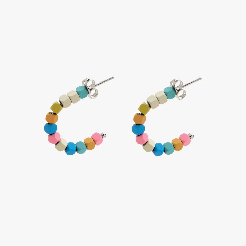 Women's Earrings – Elegant Designs for Every Personality--Bahama Bead Hoop Earrings