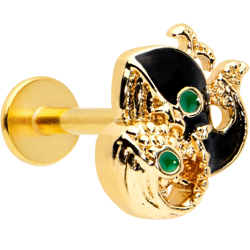 Lip Rings for Every Piercing Style16 Gauge 5/16 Gold Tone Mom Baby Orca Whale Labret Monroe Tragus