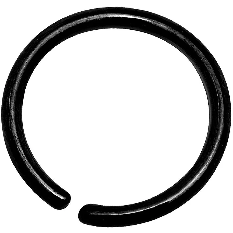 Nose Rings for Elegant Appeal -18 Gauge 5/16 Black Anodized Annealed Steel Seamless Circular Ring Nose Rings for Elegant Appeal -18 Gauge 5/16 Black Anodized Annealed Steel Seamless Circular Ring