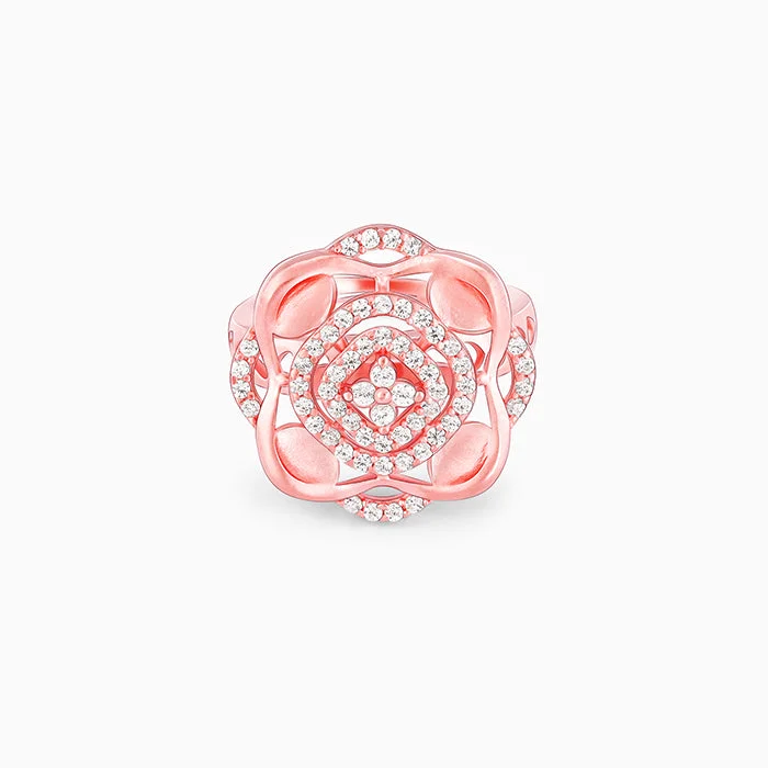 Chic Women's Rings for Fashion-Forward Looks-Anushka Sharma Rose Gold Love Spiral Ring Chic Women's Rings for Fashion-Forward Looks-Anushka Sharma Rose Gold Love Spiral Ring