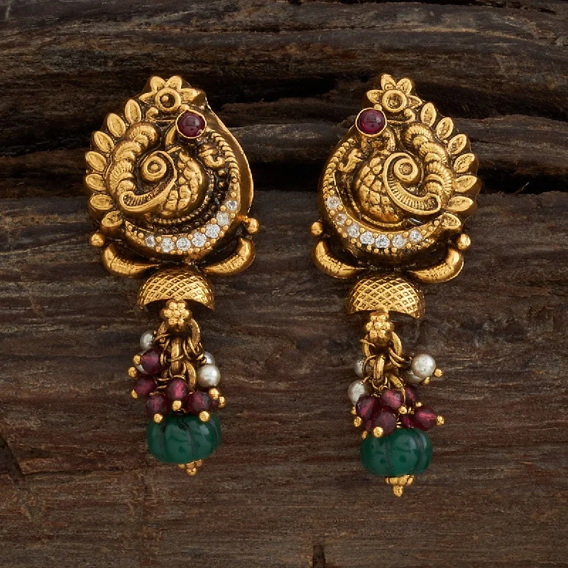 Women's Earrings – Elegant Designs for Every Personality--Silver Temple Earring 168224 Women's Earrings – Elegant Designs for Every Personality--Silver Temple Earring 168224