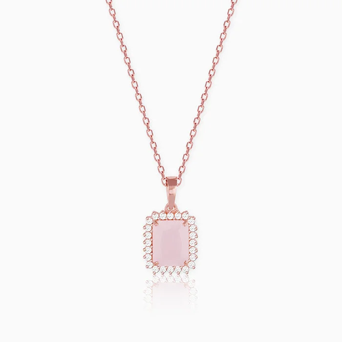 Shop Classic Women's Necklaces & Pendants with a Modern Twist-Rose Gold Fairytale Pendant With Link Chain Shop Classic Women's Necklaces & Pendants with a Modern Twist-Rose Gold Fairytale Pendant With Link Chain