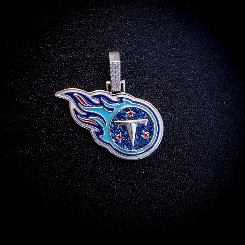 Exclusive Men's Necklaces & Pendants for the Modern Gentleman-Tennessee Titans Official NFL Pendant Exclusive Men's Necklaces & Pendants for the Modern Gentleman-Tennessee Titans Official NFL Pendant
