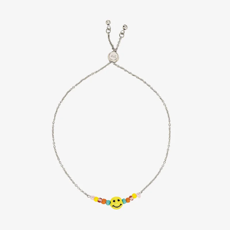 Designer Wedding Bangles for Women-Happy Face Slider Bracelet