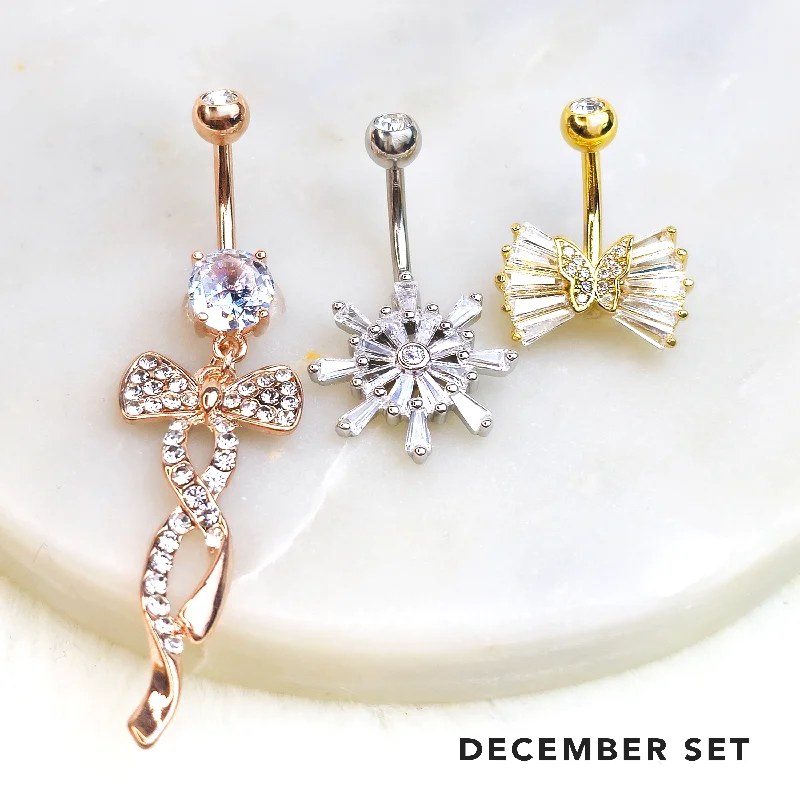 Belly Rings with Bold and Unique Stones -Belly Ring Monthly Club