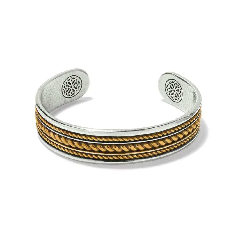 Boho Bangles for Women with Tassels-Monete Narrow Cuff Bracelet