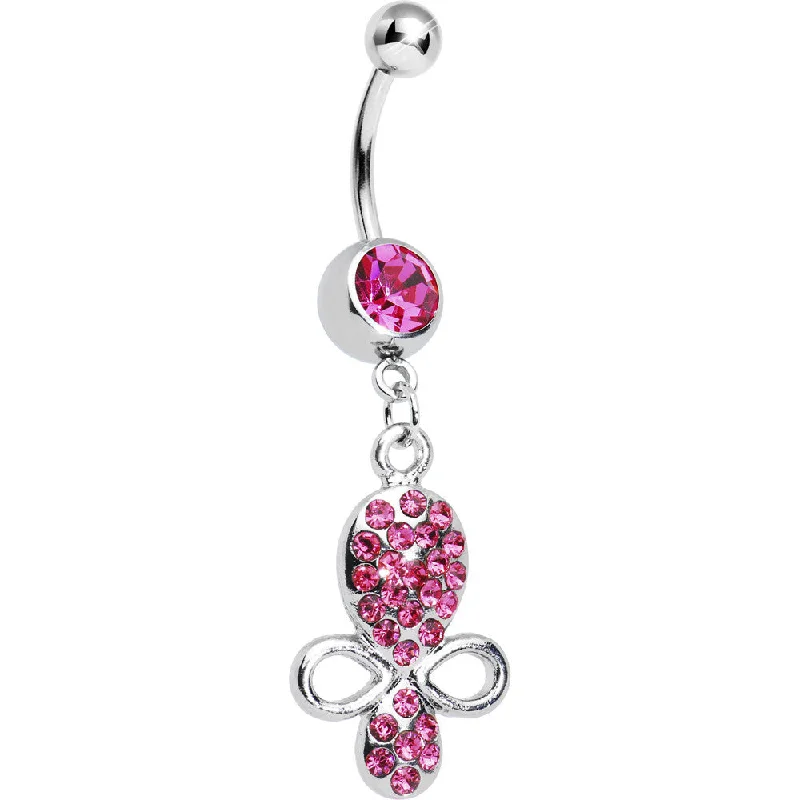 Beautiful Belly Rings for Fashion-Forward Style -Pink Gem Benevolent Jeweled Belly Ring Beautiful Belly Rings for Fashion-Forward Style -Pink Gem Benevolent Jeweled Belly Ring