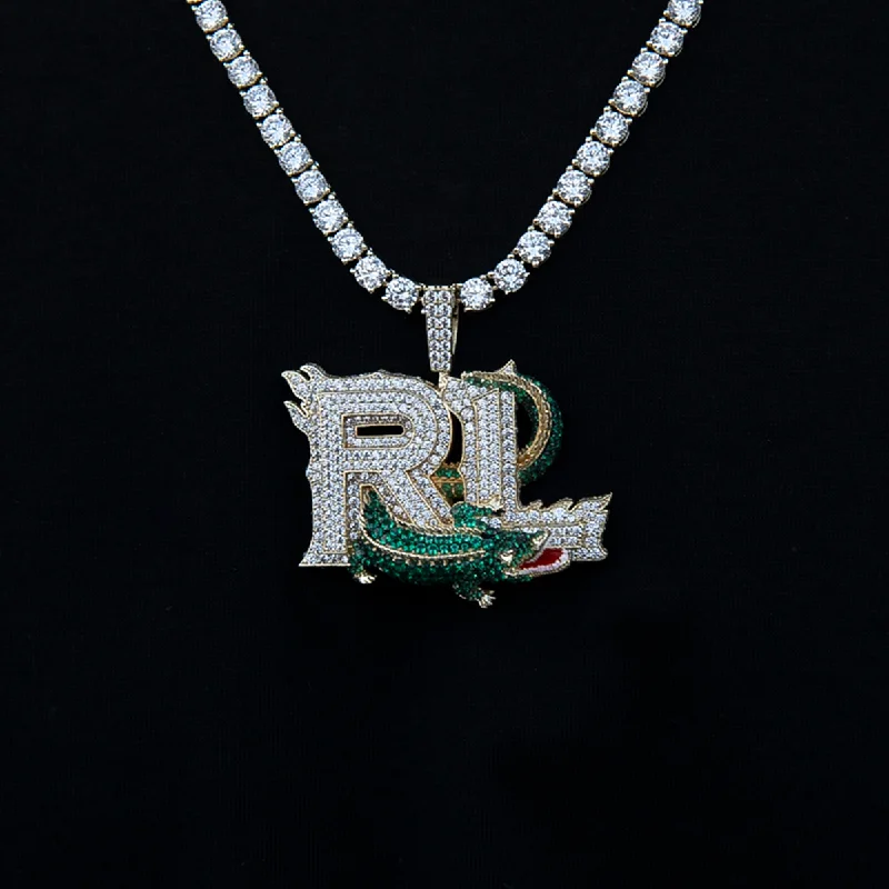 Exclusive Men's Necklaces & Pendants for the Modern Gentleman-Official Rolling Loud Miami '21 Pendant Exclusive Men's Necklaces & Pendants for the Modern Gentleman-Official Rolling Loud Miami '21 Pendant
